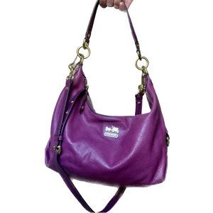 Coach Madison Hailey Hobo Bag in Purple - Crossbody / Handbag